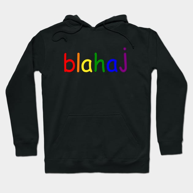Blahaj - Pride Flag Colours Hoodie by MonkeyButlerDesigns